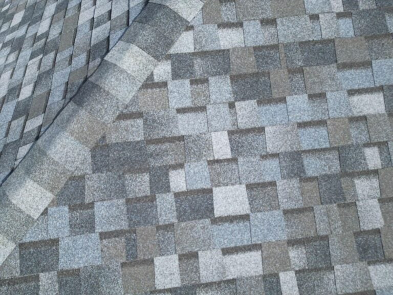 Close-up of a shingle roof