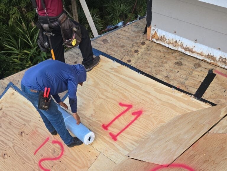 Shingle Masters working on a roof