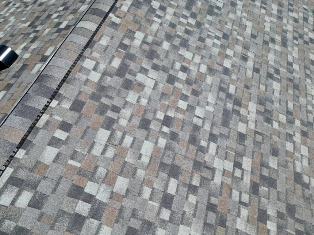 Close-up of a shingle roof