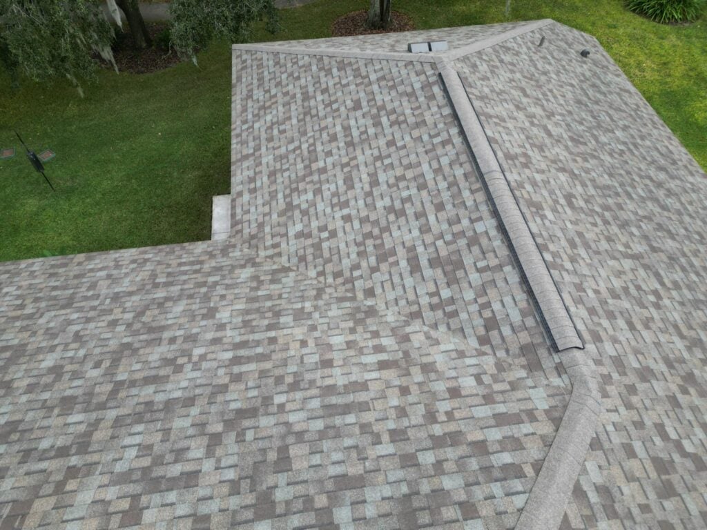 New, clean roof