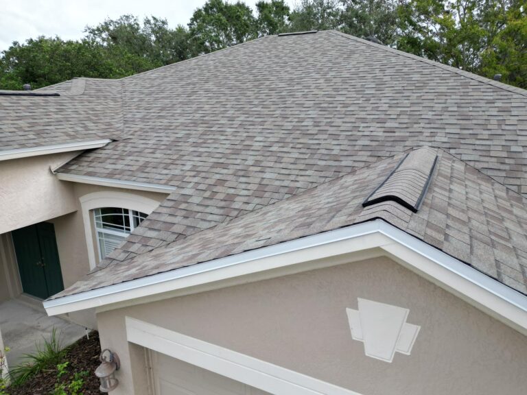 Newly installed roof on a Florida house