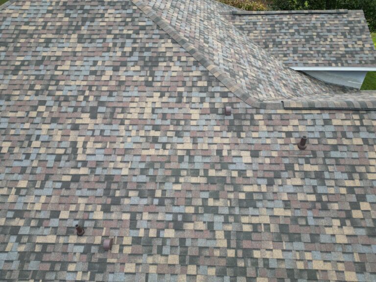 Close-up of a shingle roof