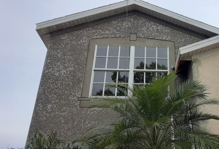 new stucco siding