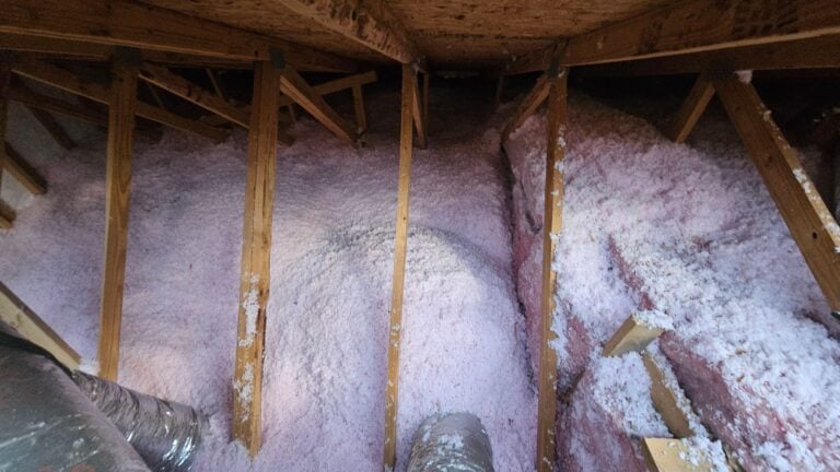new insulation in attic